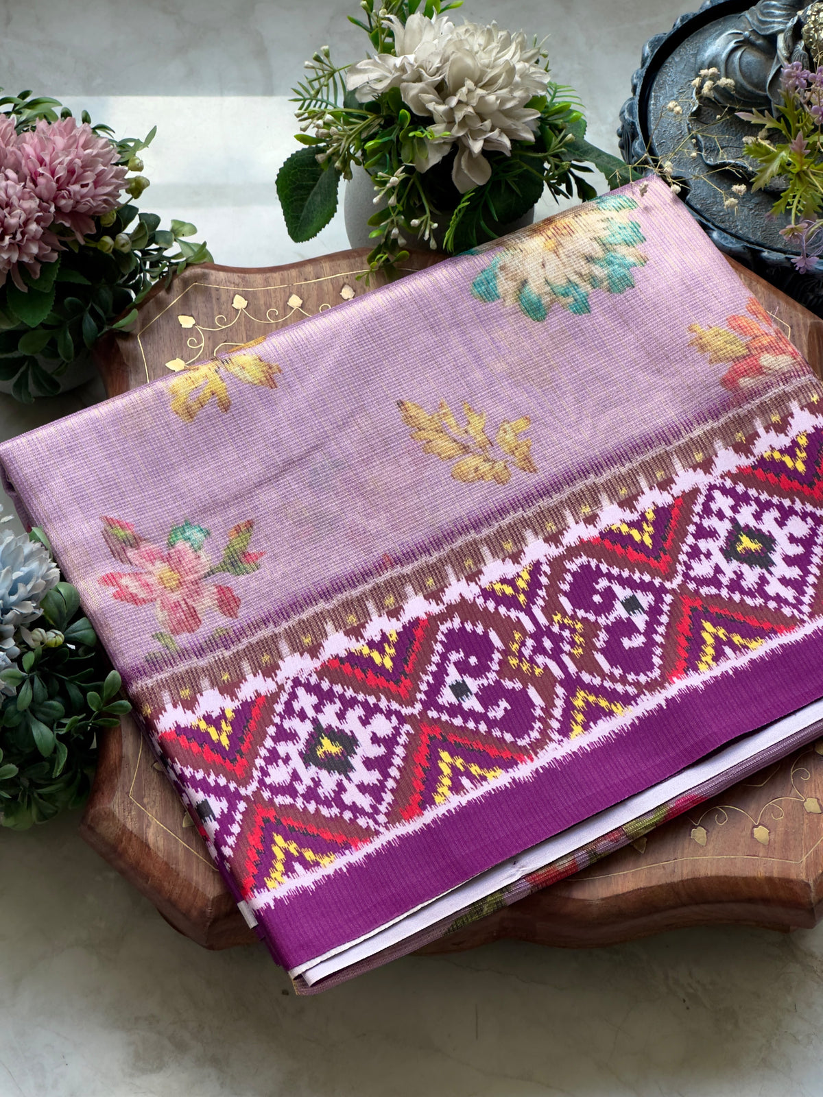 Kota Saree With Floral Print