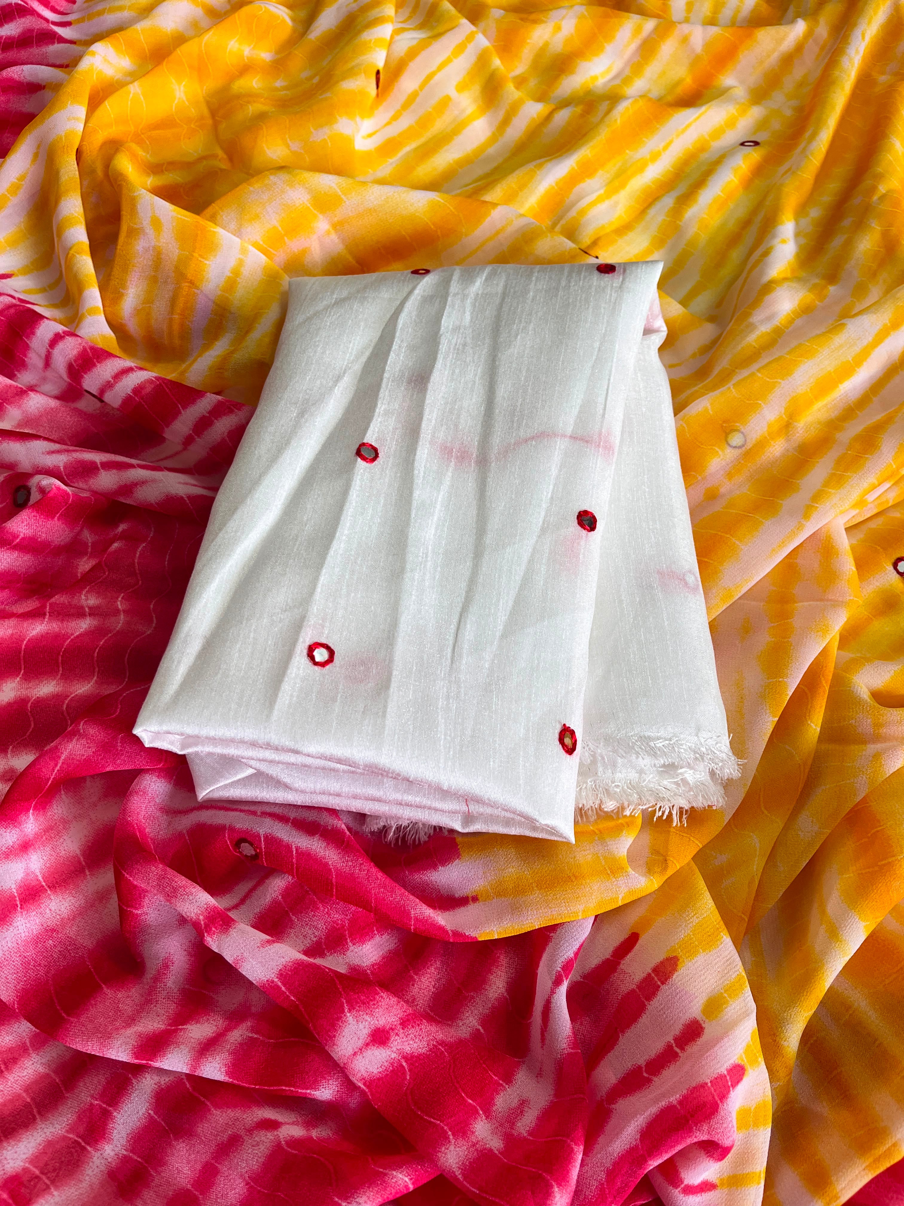 Pure Georgette Saree
