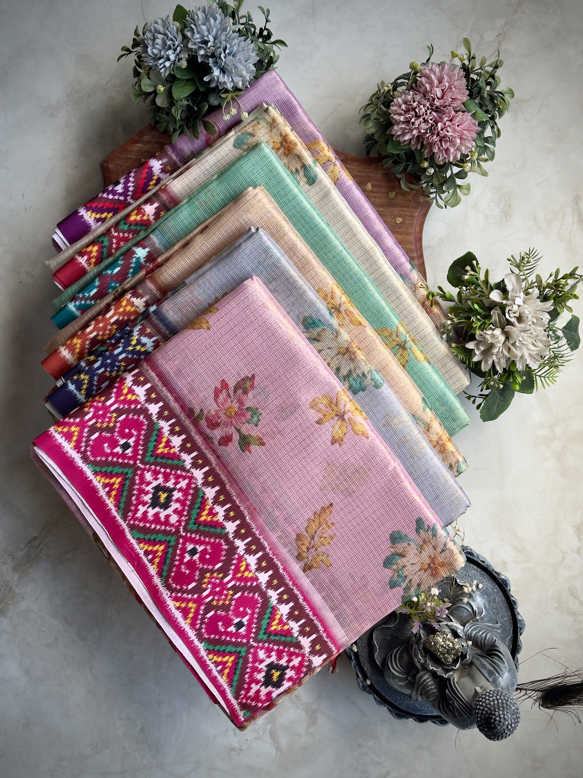 Kota Saree With Floral Print