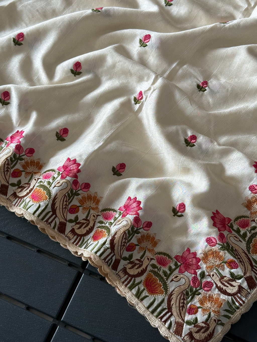 Pure Tusser Silk Saree